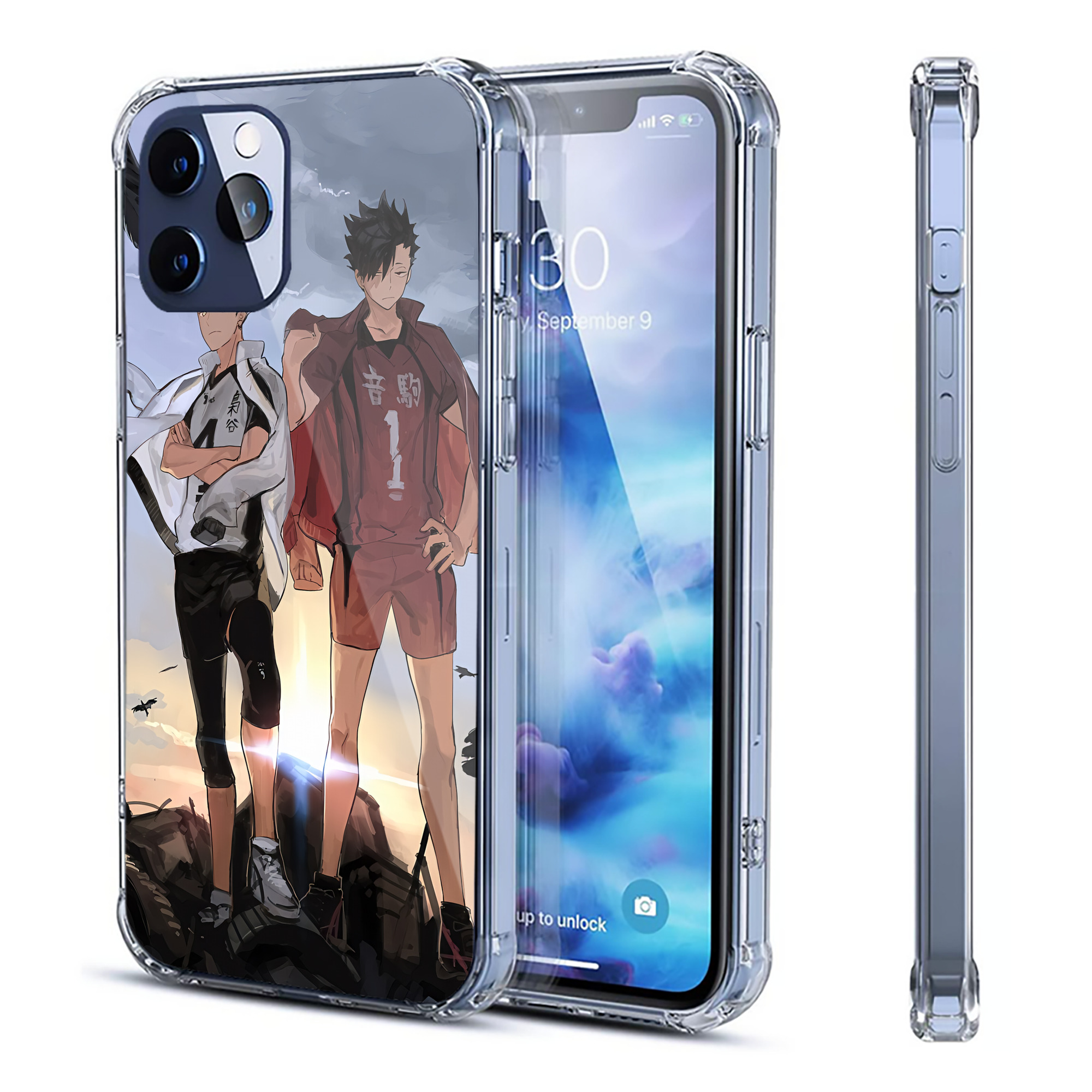 （画像用） ハイキュー!! Haikyu!! 【iPhone 12シリーズ対応】透明スマホケース（クリアソフトケース）